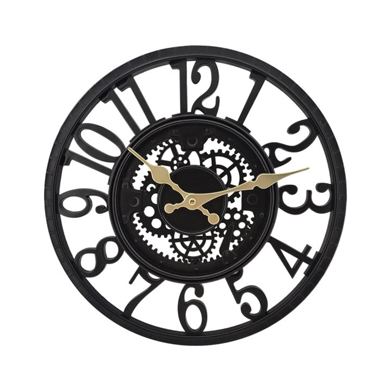 Resin Art Wall Clock - Reloj de Pared para Exteriores, Impermeable,