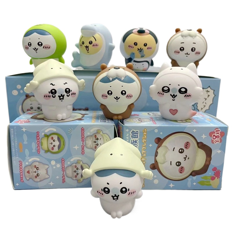 Resin Art Case - Caja de 8 Figuras Sorpresa Kawaii