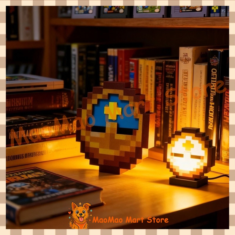 Resin Art Wall Clock - Reloj elegante Retro estilo Pixel Art