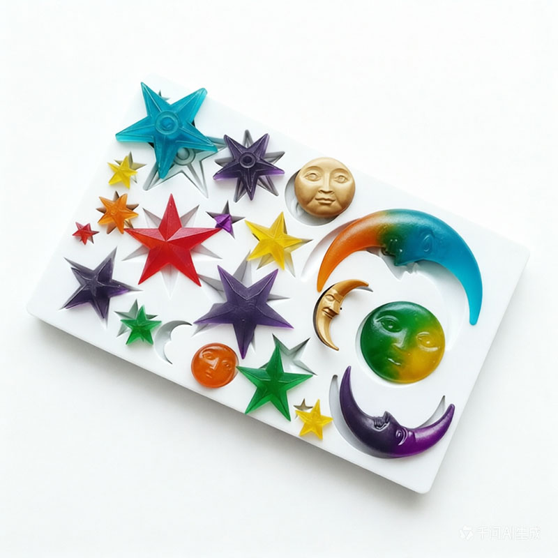 Resin Art Kit With Molds - Moldes de arcilla polimérica con diseño