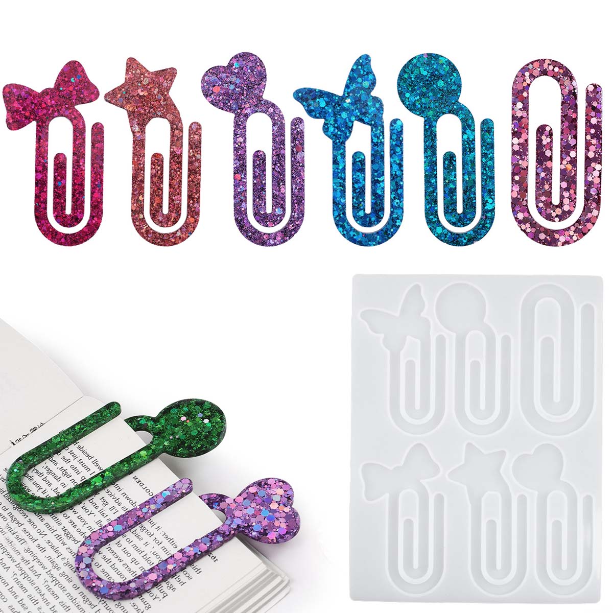 Resin Art Kit With Molds - Molde de resina Epoxy de cristal,