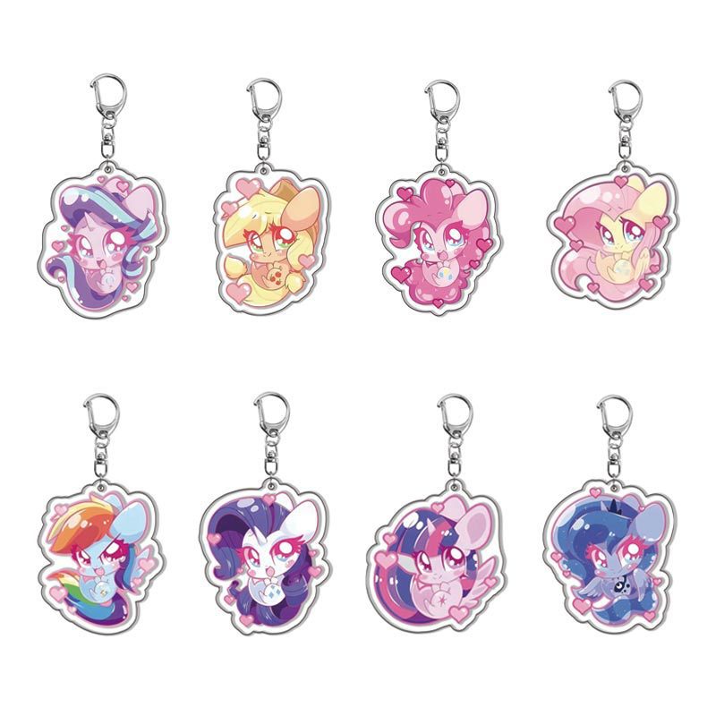 Resin Art Toys - Llavero de acrílico de My Little