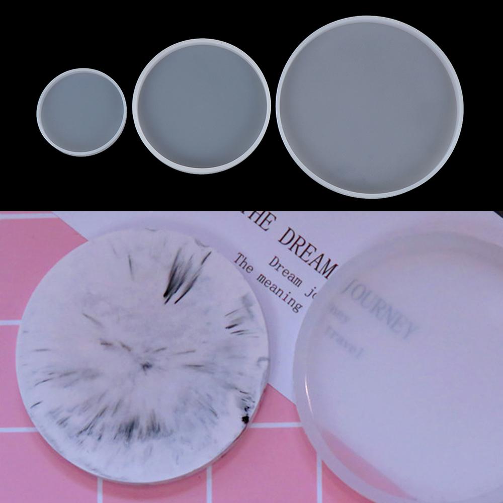 Resin Art Coasters - Molde de silicona para arte con
