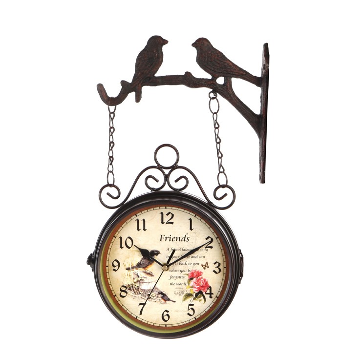 Resin Art Wall Clock - Regalo único-arte retro vintage-retro metal hierro