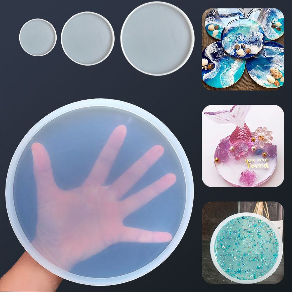 Resin Art Coasters - Moldes de fundición de resina de