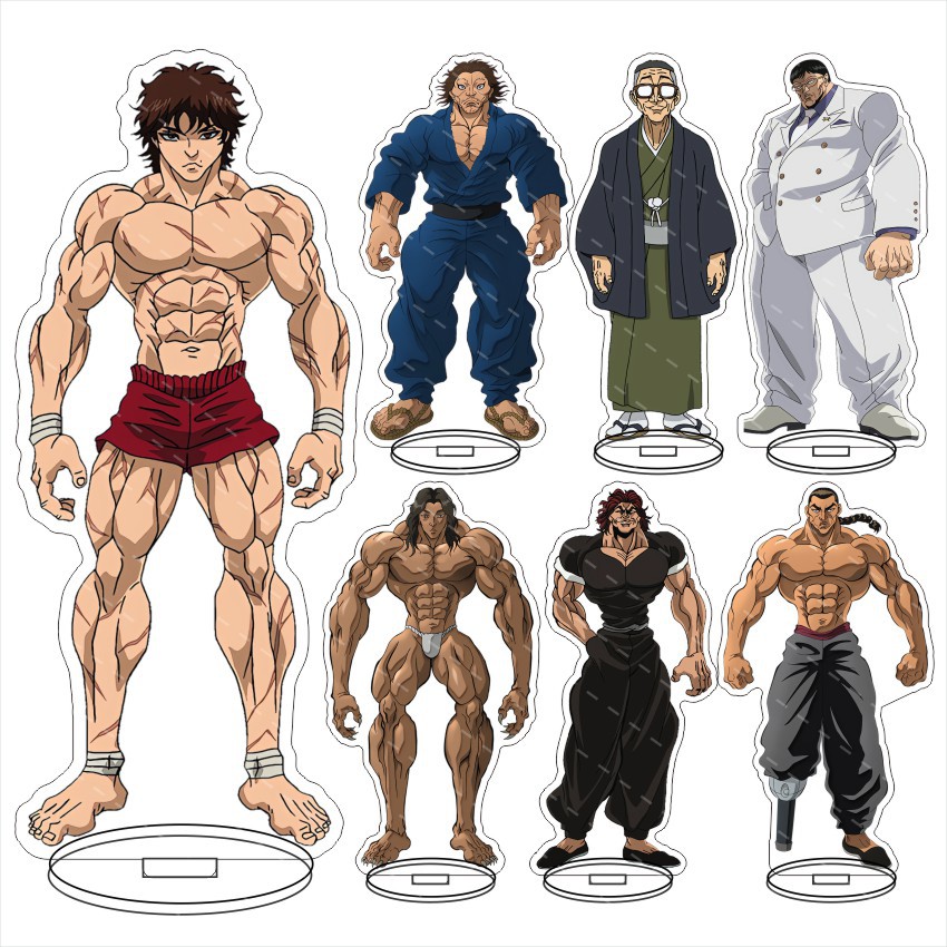 Resin Art Toys - Figura de acrílico de Grappler Baki