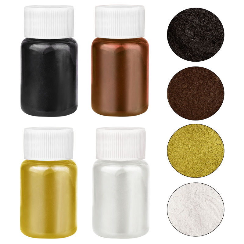 Juego de 4 Colores de Polvo Pe - Resin Dye Opaque reseña y precio