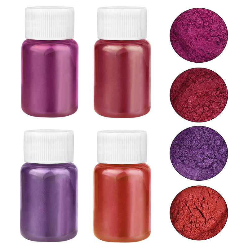 Juego de 4 Colores de Polvo Pe - Resin Dye Opaque reseña y precio