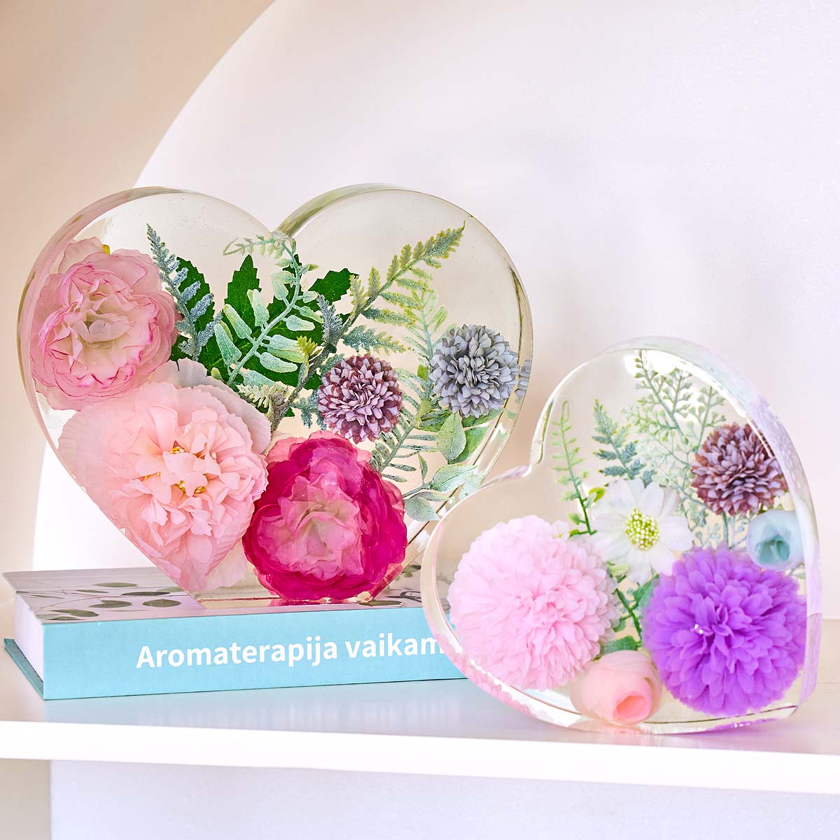 Molde de silicona grande con f - Resin Art Kit With Molds reseña y precio