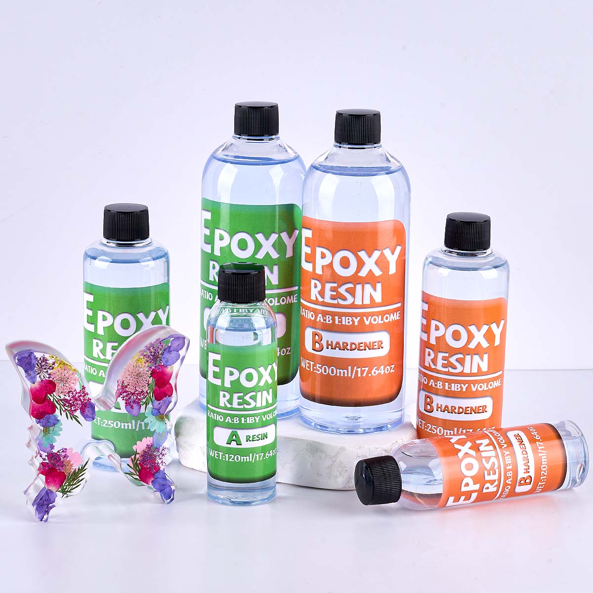 Kit de resina Epoxy con relaci - Resin Art Kit With Molds reseña y precio