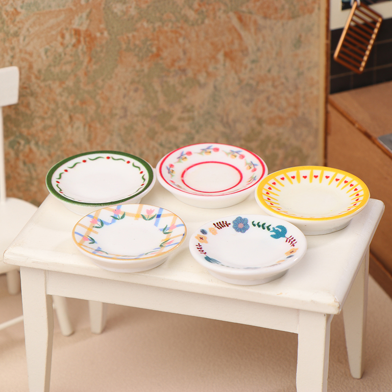 Mini platos para casa de muñec - Resin Art Toys reseña y precio