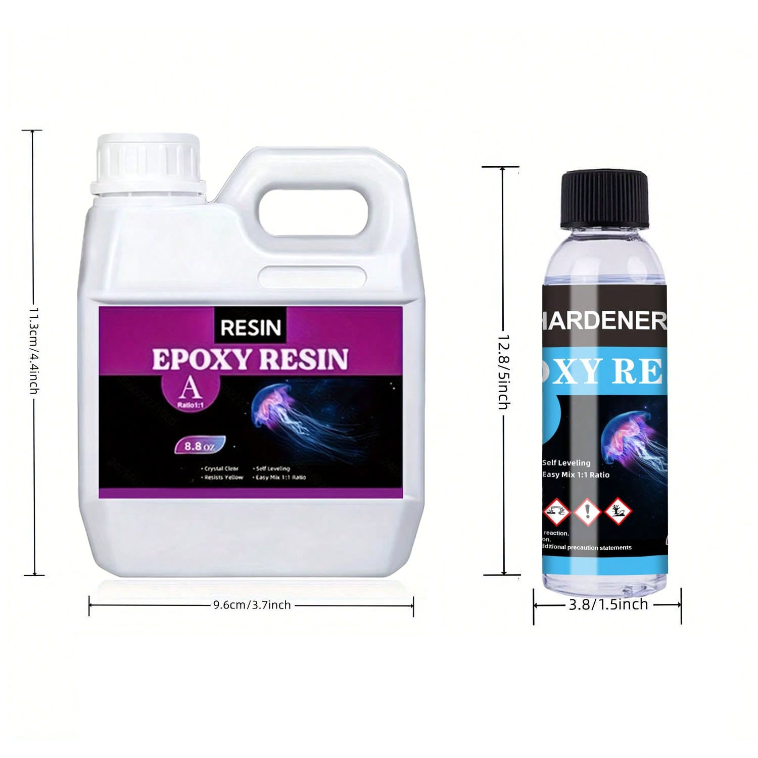 Kit de Resina Epoxi Transparen - Resin Art Kit With Molds reseña y precio