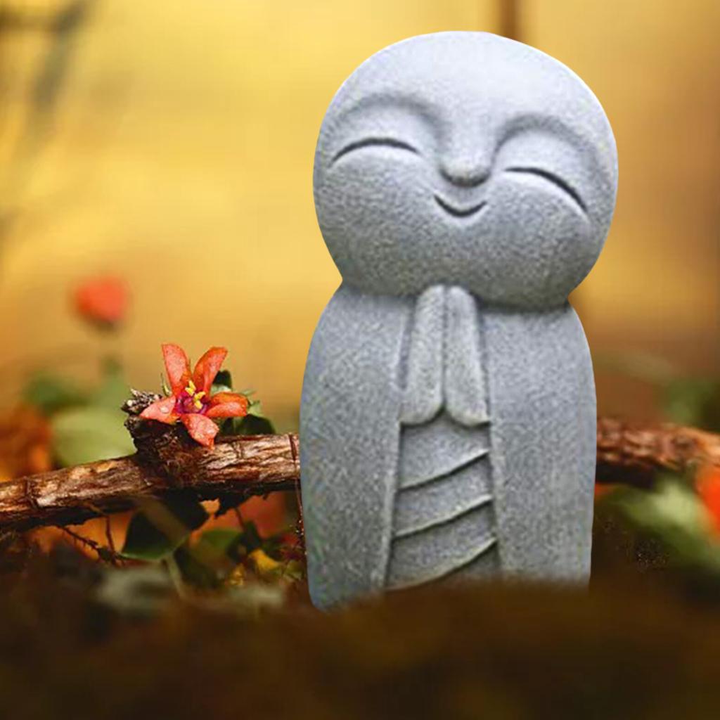 Estatua de Monjes Jizo Rezando - Resin Art Baby Memories reseña y precio
