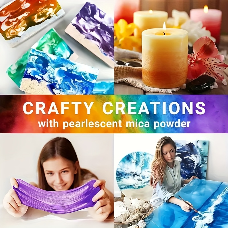 24 colores/8 colores 5 gramos  - Resin Art Coasters reseña y precio