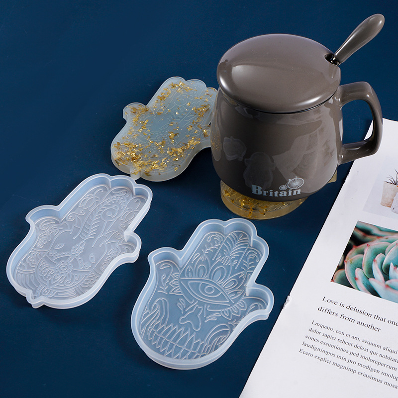 Molde de silicona de resina ep - Resin Art Coasters reseña y precio