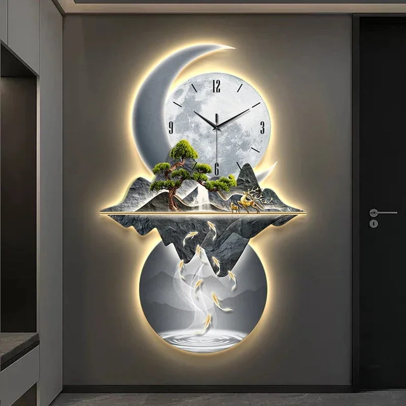 Relojes de pared con Mural art - Resin Art Wall Clock reseña y precio