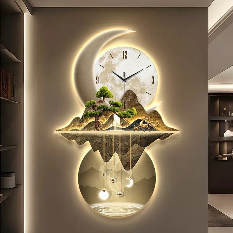 Relojes de pared con Mural art - Resin Art Wall Clock reseña y precio