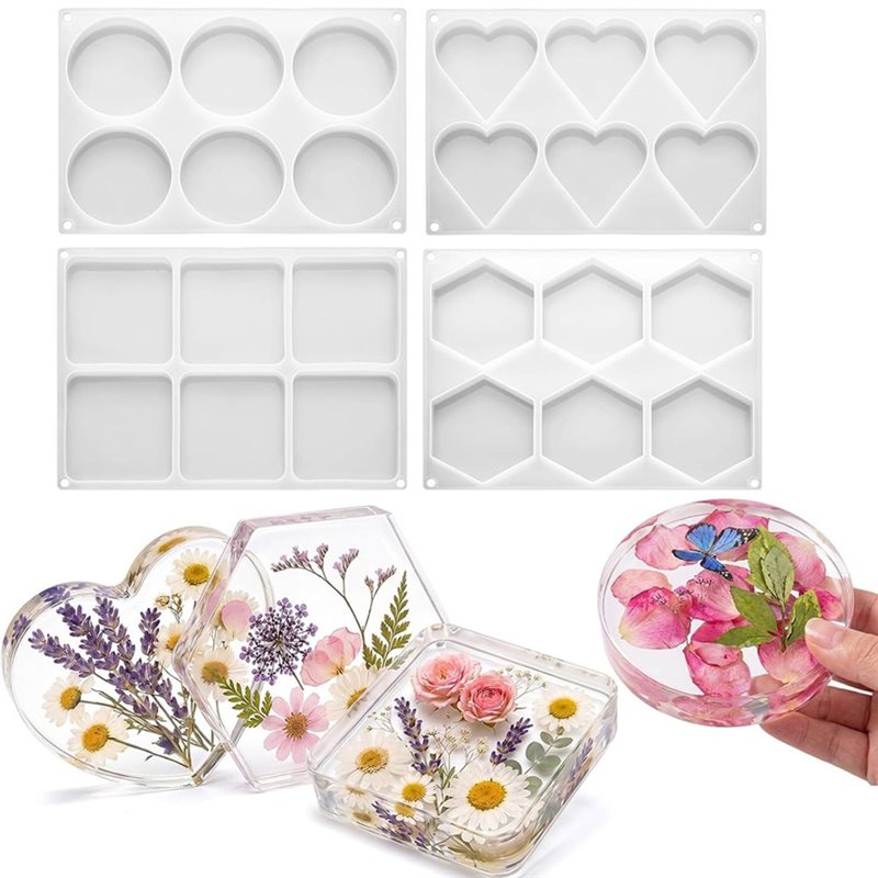 [ABFI!】 Moldes de resina para  - Resin Art Coasters reseña y precio