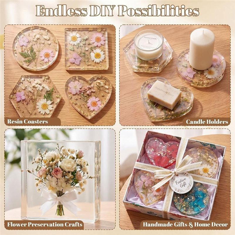[ABFI!】 Moldes de resina para  - Resin Art Coasters reseña y precio