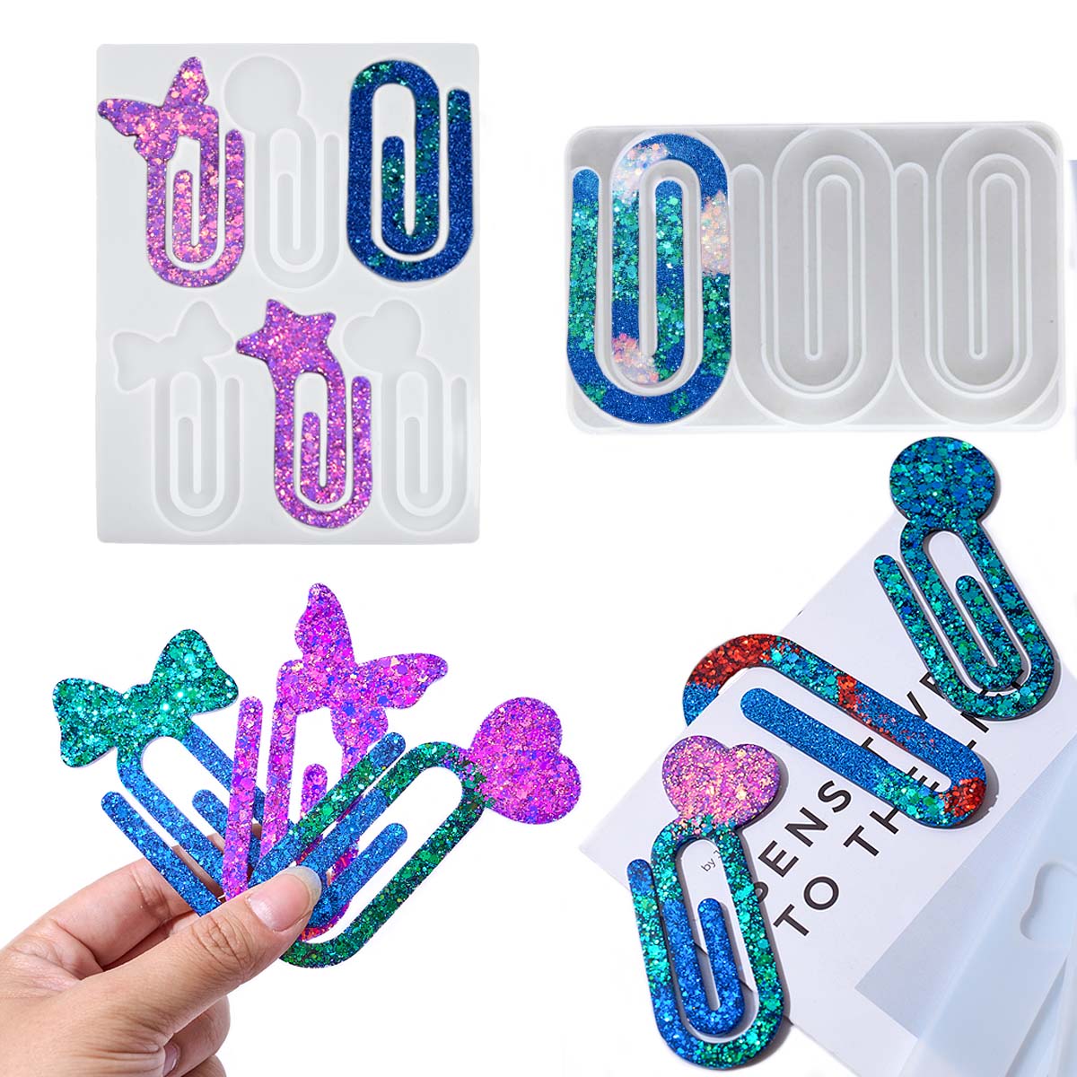 Molde de resina Epoxy de crist - Resin Art Kit With Molds reseña y precio