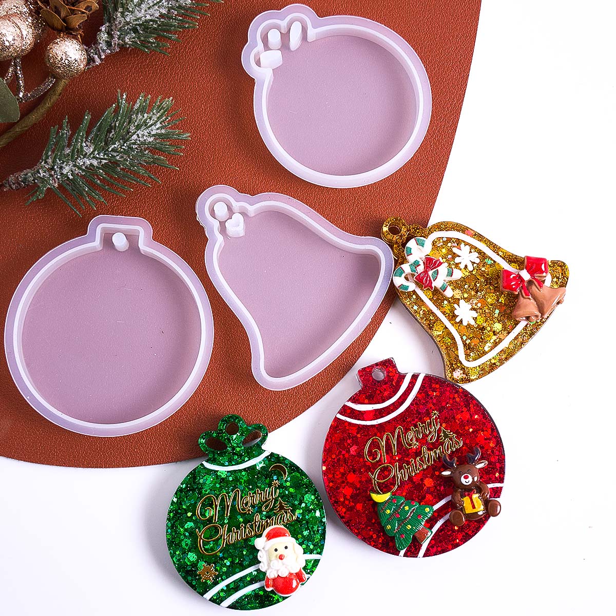 Molde de silicona con colgante - Resin Art Kit With Molds reseña y precio