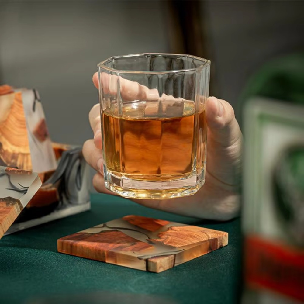 Posavasos de resina de madera, - Resin Art Coasters reseña y precio