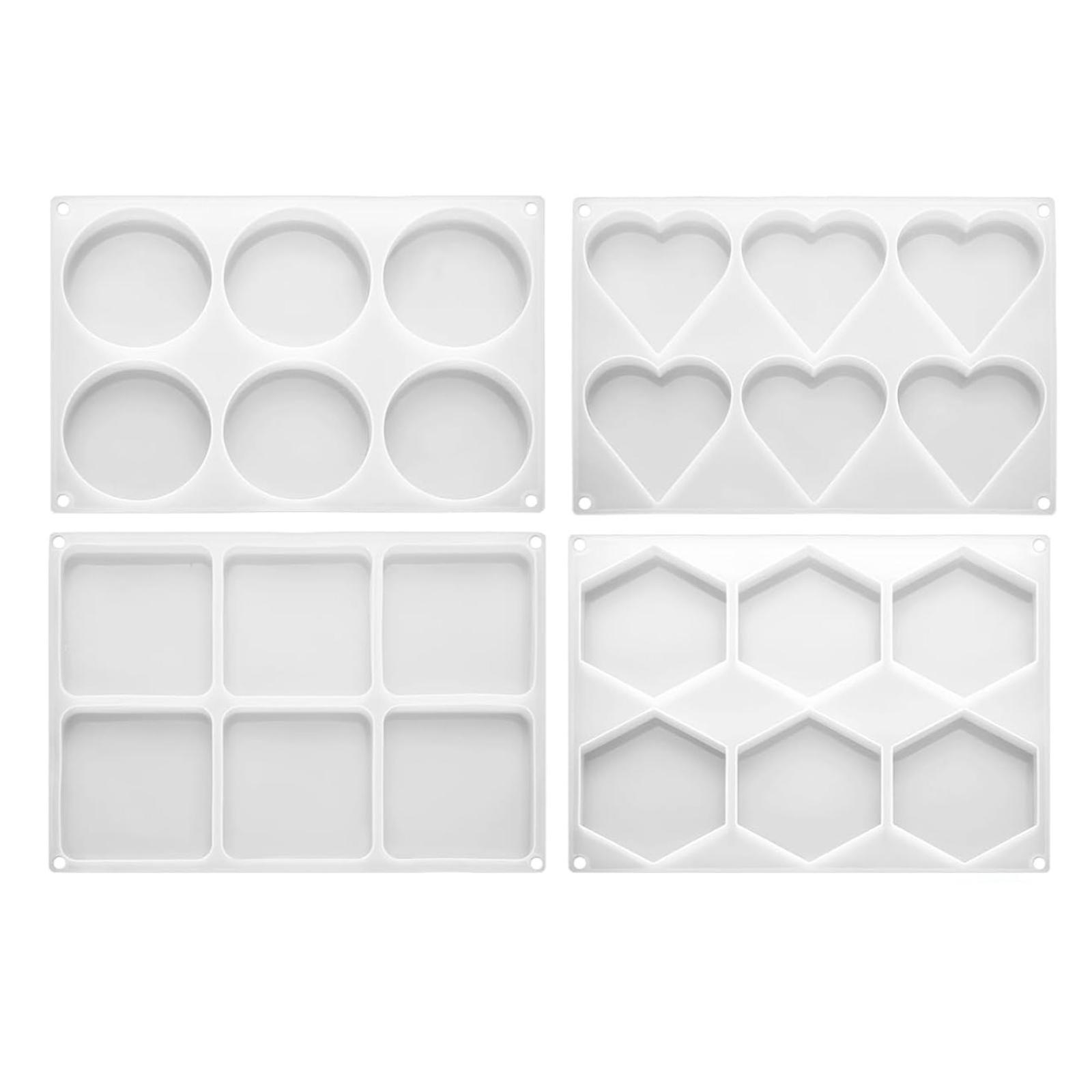 4 Moldes de Resina Profunda pa - Resin Art Coasters reseña y precio