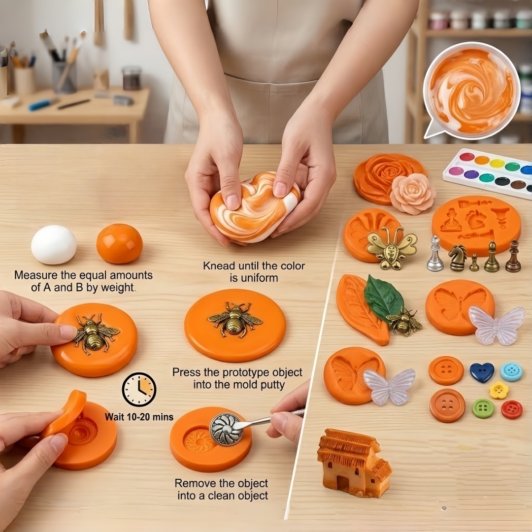 Kit de manualidades con masill - Resin Art Kit With Molds reseña y precio