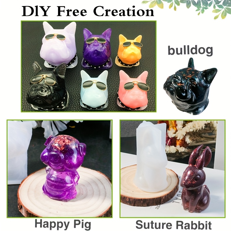 Juego de 19 moldes de resina,  - Resin Art Kit With Molds reseña y precio