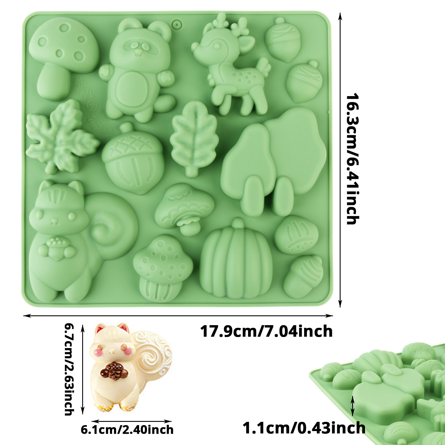 1 molde de silicona para paste - Resin Art Kit With Molds reseña y precio