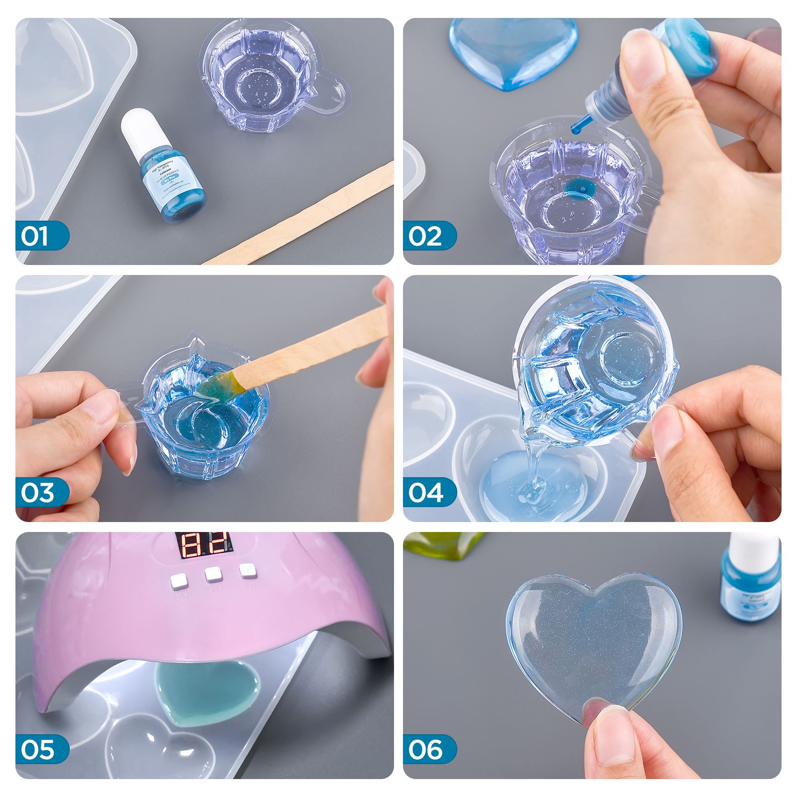 24 colores 5ml pigmento de res - Resin Dye Opaque reseña y precio