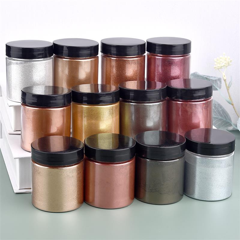 50g brillo metálico oro plata  - Resin Dye Opaque reseña y precio