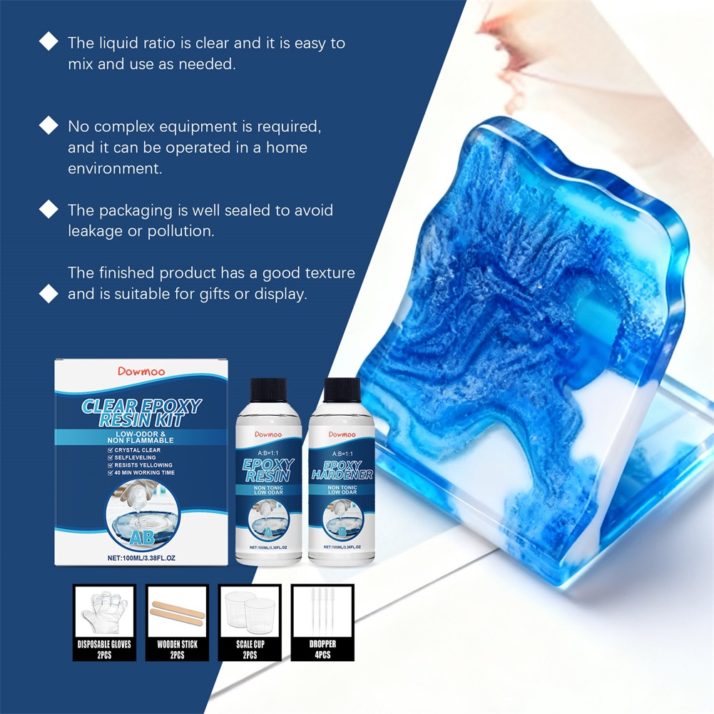 Resina epoxi transparente para - Resin Art Kit With Molds reseña y precio