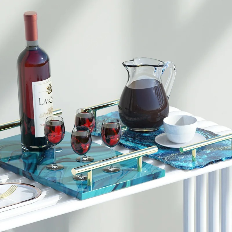 Bandeja de resina epoxi, molde - Resin Art Coasters reseña y precio