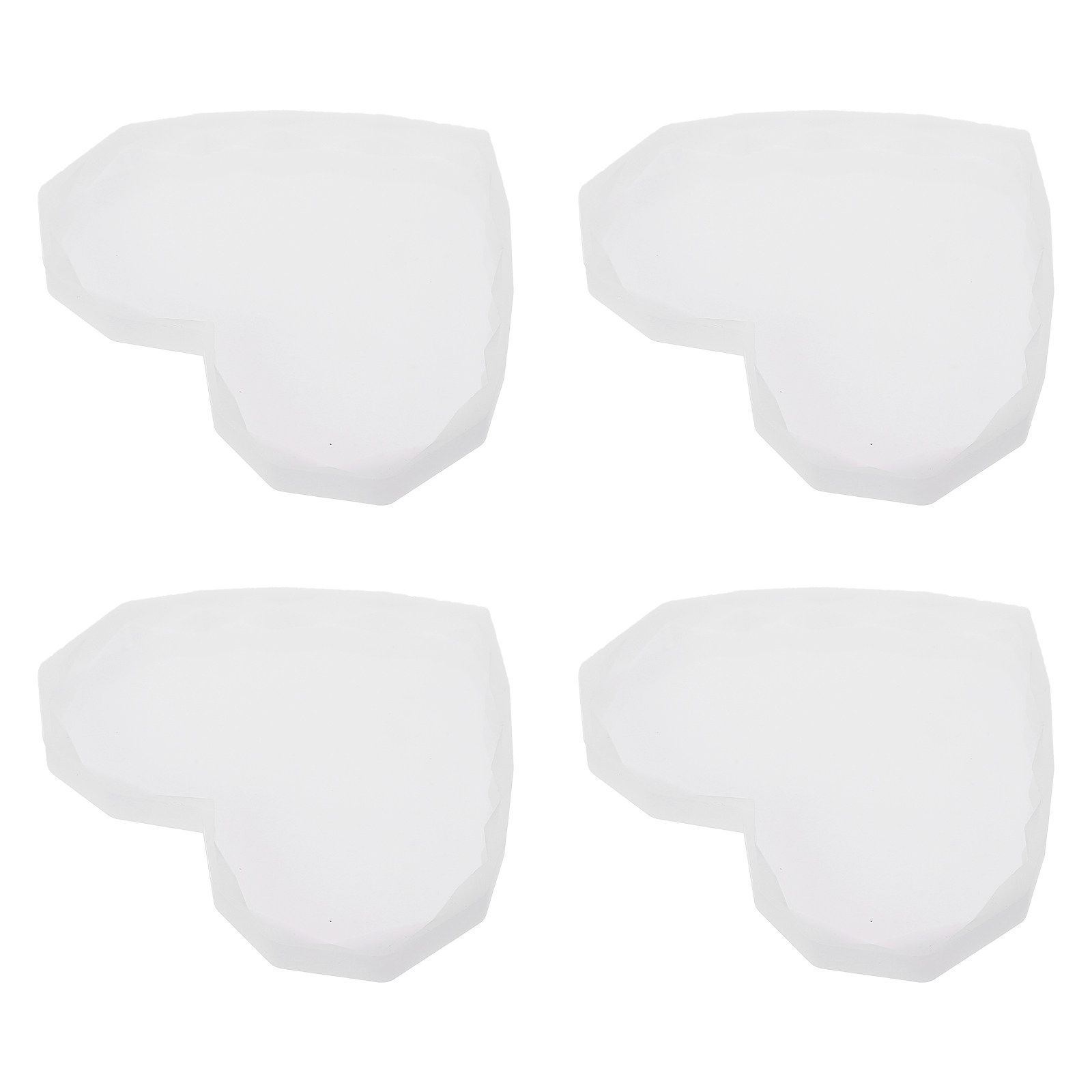 4 piezas de moldes de silicona - Resin Art Coasters reseña y precio