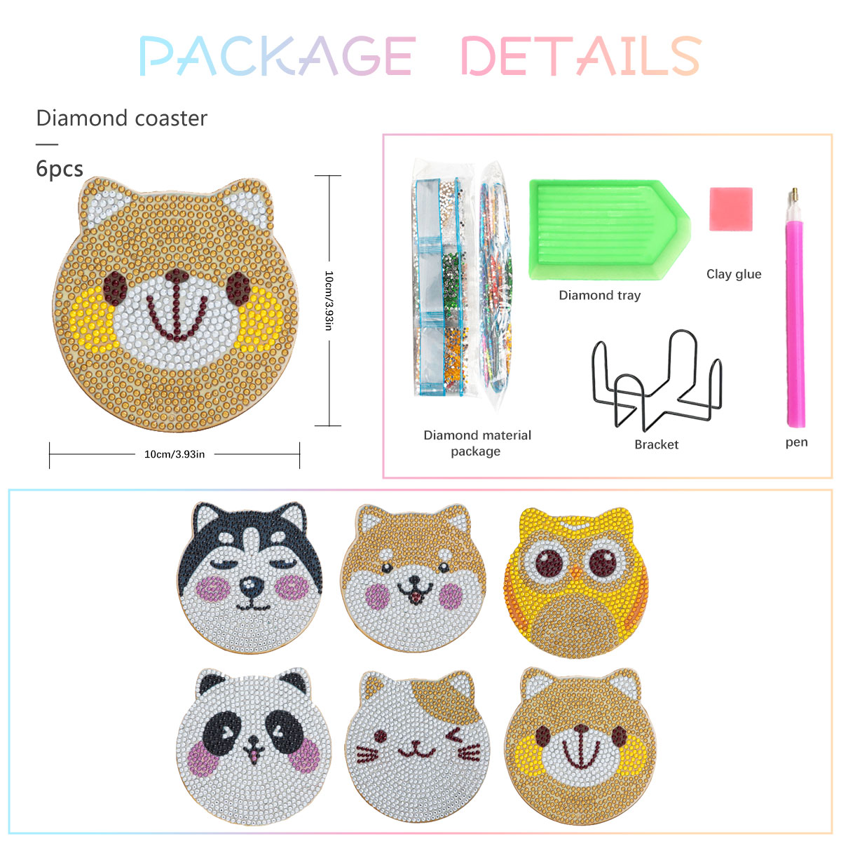 SDOYUNO Kits de posavasos con  - Resin Art Coasters reseña y precio
